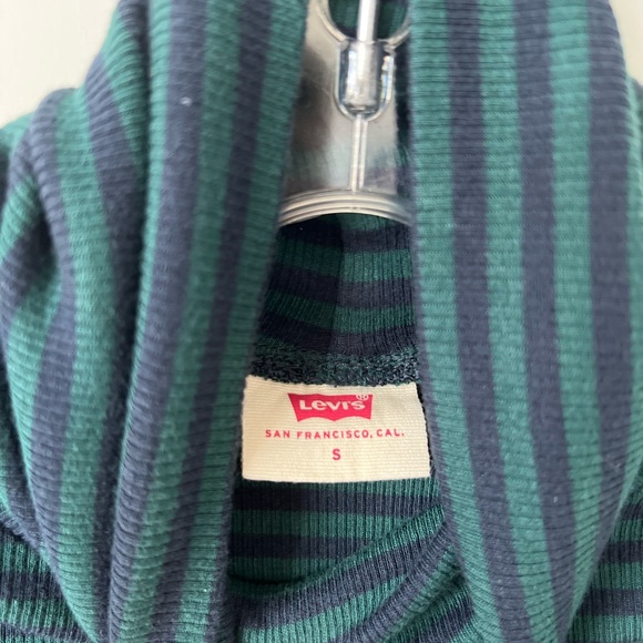 Levi striped turtle neck top - Picture 2 of 2